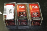 3X-50ct Hornday .22mag 30gr Vmax