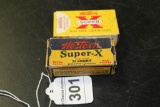Lot of 2 vintage boxes .22short w/some Ammo