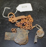 Alcatraz Badge Key & Whistle (Likely Replica)
