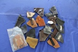 Lot of Smaller Holsters and Leather Accessory
