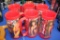 Lot of 6 Red 1991 Snap On Tools Plastic Mugs
