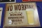 No Work During Drinking Hours Tin Sign