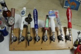 Display of 8 Tap Handles