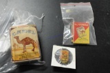 Camel Vintage Matches,Sturgis Pin and Pack