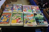 Lot of 8 Unopened Disney VHS Tapes