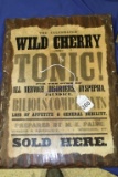 Wild Cherry Tonic Sign