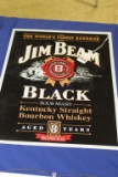 Jim Beam Black Tin Sign