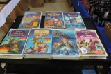 Lot of 7 Unopened Disney VHS Tapes