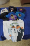 Lot of 6 Camel Hats and Pair of Camel Shorts