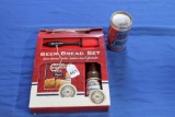 Bud Beer Bread Set & Comm. 1st Can Bud Light