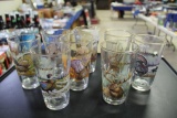 Set of 8 Budweiser Wildlife Glasses