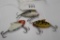 Lot of 2 Heddon Sonics and 1 Pico Perch