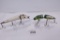 Pair of Jointed Wooden Minnow Lures