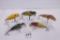 Lot of 5 Misc River Runt Lures