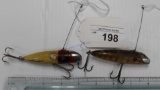 2X-South Bend Fish Oreno Red&White and Perch