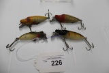 Lot of 4 Lucky Strike Diving Lures