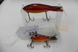 Pair of Wooden Bomber Lures