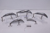 Collection of 5 Silver Canadian Wigglers