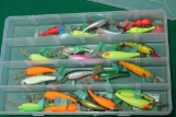 Plano Box of  25 Med and Sm Walleye Divers