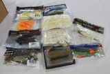 Lot of Misc Soft Plastic Lures for One Money