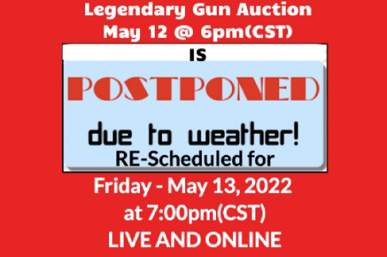 AUCTION for TODAY POSTPONED