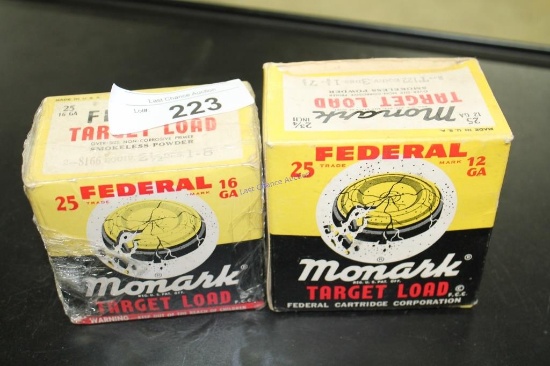 Vintage Federal Target Load Partial Boxes