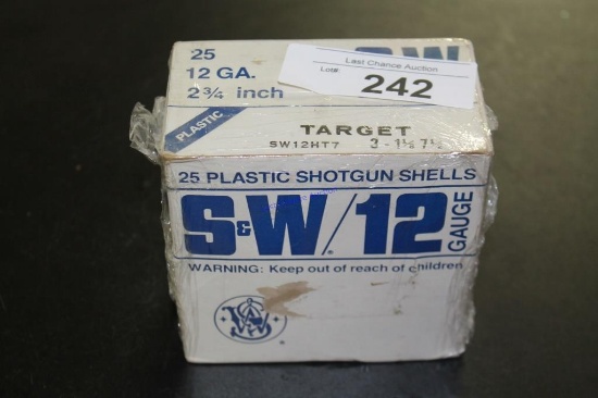 Vintage 25ct Smith and Wesson 12ga 7.5shot
