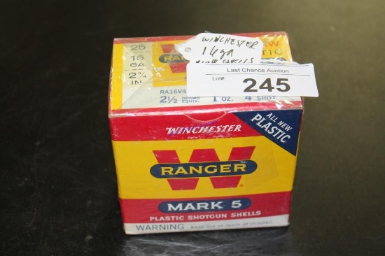 Vintage 25ct Winchester Ranger 16ga 4shot