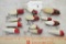 Lot of 11 Small Red/White Top Water Plug Lure