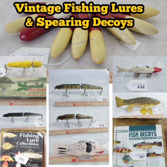 Vintage Fishing Lures & Spearing Decoys - 7/20/22