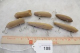 Lot of Unfinished Wood Plug Lures.