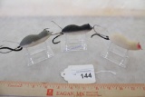 Lot of 3 Hedden zZara Mouse Lure