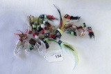 Lot of over 20 Vintage Feathered Poppers
