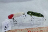 Lot of 2 Plastic Plugs with Unusual Weedless