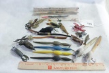 Lot of Vintage Rubber and Plastic Baits