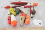 Lot of Vintage Fishing Floats
