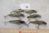 Lot of 6 Smaller CCBC Pikie Lures