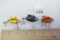 Lot of  3 Heddon Small Sonic Lures