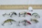 Lot of 6 Lazy Ike Lures