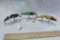 Lot fo 3 Vintage Minnow Lures