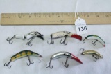 Lot of 6 Lazy Ike Lures