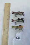 Lot of 3 Small Airex Soft Crankbaits