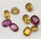 10.24ct Cut Pink & Yellow Sapphires