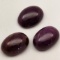 Lot Of 3 Ruby Cabochons 148ct