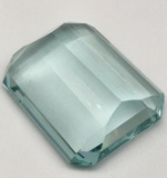 278ct Lab Created Aquamarine (emerald Cut)