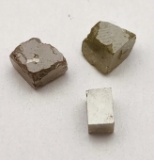 6carat Diamond 3 Cubes Polished On 2 Sides