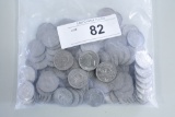3 Rolls Of 1940 Canadian Nickels George Vi