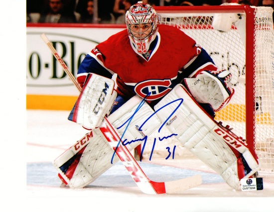 Carey Price Montreal Canadiens Autographed 8x10 Photo w/GA coa
