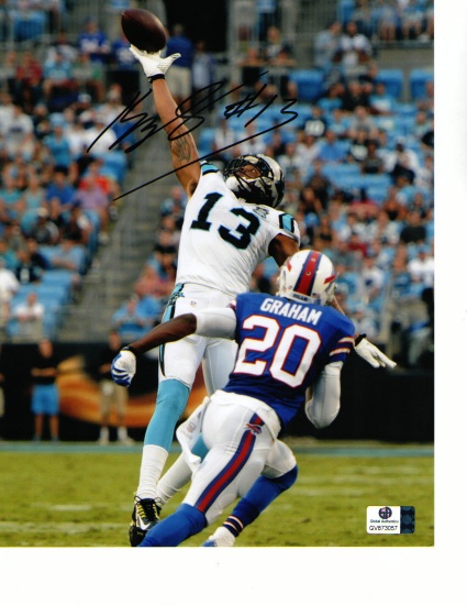 Kelvin Benjamin Carolina Panthers Autographed 8x10 Photo w/ GA coa