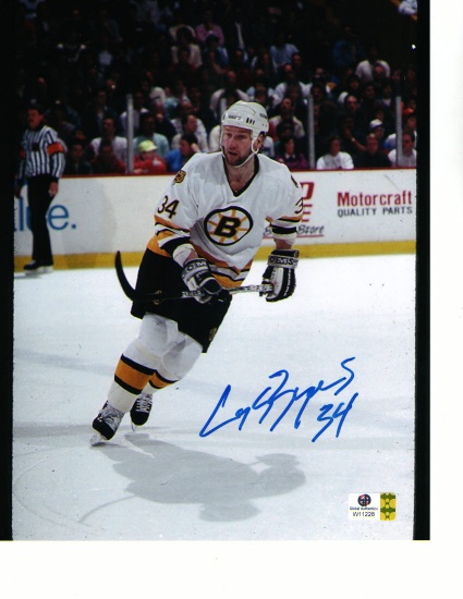 Lyndon Byers Boston Bruins Autographed 8x10 Photo W/GA WIT COA
